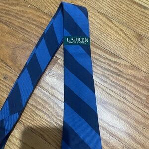 Ralph Lauren Blue Striped Men's Tie